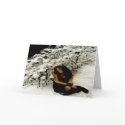 Winter Holiday Card: "Snow Tree with Girl" by BeLovedCards Winter Holiday Card: "Snow Tree with Girl"