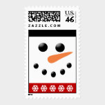 Winter Holiday Season Snowman Stamps stamps