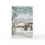Winter Home Greeting Card
