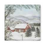 Winter Home Magnet