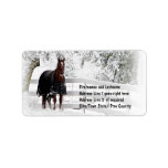 Winter Horse labels