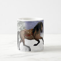 Winter Horse Equine Fantasy Art Mug mugs