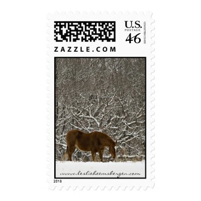 Winter Horse Stamp