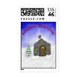 Winter House Christmas Stamp Winter House Christmas Stamp