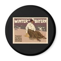 Winter In Bayern Fridge Magnets