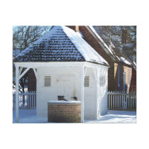 Winter In Colonial Williamsburg Canvas Gallery Wrap Canvas