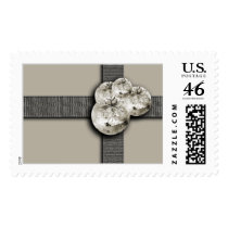 Winter In December Wedding Postage Stamp