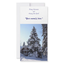 Winter in Maine photo card photo cards by jepineo Winter in Maine photo card photo cards