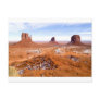 Winter in Monument Valley Post Card