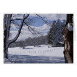 Winter In New England Card cards