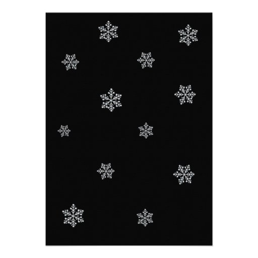 Winter in Paris Birthday Invite black