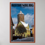 Winter in Rothenburg ob der Tauber posters