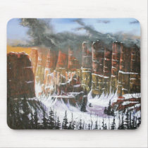Winter in The Canyon Mousepads