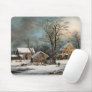 Winter in the Country, A cold  Morning Mouse Pads
