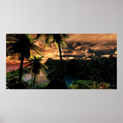 Winter In The Tropics - Extreme Print by 3dartwork