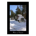 Winter in Vermont posters