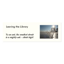 Winter inspiration - Bookmark business cards by imnotmarian Winter inspiration - Bookmark business cards