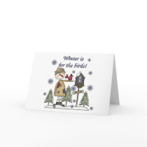 Winter is for the Birds cards by christmasshop Winter is for the Birds cards