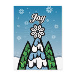 Winter Joy Christmas Trees Card