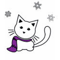 Winter Kitten t-shirts