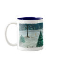 Winter Labrador Mug by Tinibaybeez Winter Labrador Mug