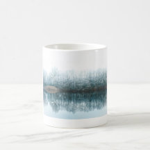 Winter lake coffee mug