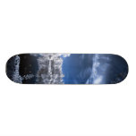 winter lake scene skate board