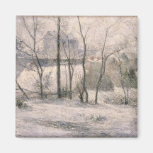 Winter Landscape, 1879 Fridge Magnet