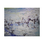 Winter landscape canvas print