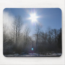 Winter Landscape Glows In The Sun Mousepad