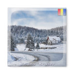 Winter landscape magnet