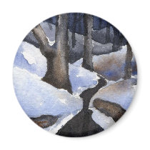 Winter Landscape Magnet