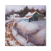 Winter Landscape Magnet