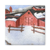 Winter Landscape Magnet