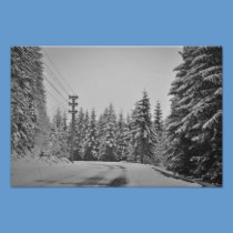 Winter landscape photography