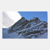 Winter Landscape Rectangular Stickers
