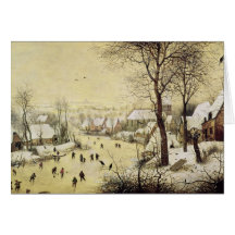 Winter Landscape with Skaters Cards