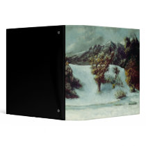 Winter Landscape With The Dents Du Midi, 1876 Binder