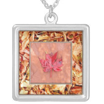 Winter Leaf in Leaves Necklace necklaces