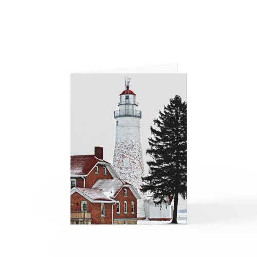 Winter Lighthouse card