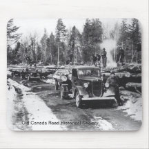 Winter Logging with Trucks - Mousepad