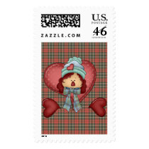 winter love rag annie postage