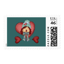 winter love rag annie postage