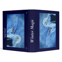 Winter magic fairy Avery Binder