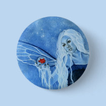 Winter Magic Fairy Button buttons