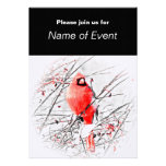 WINTER MALE CARDINAL INVITE