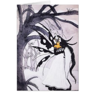 Winter Masquerade Card card