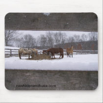 Winter meal mousepad mousepads