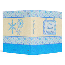 Winter Memories Snowflake 1" Binder