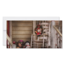 Winter - Metuchen, NJ - Waiting for Santa Photo Card Template